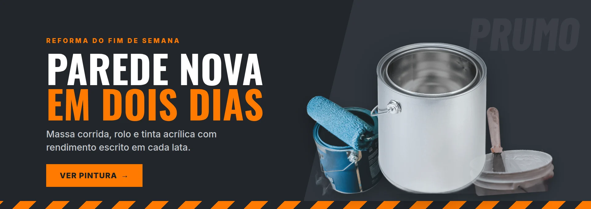 Prumo Materiais — Parede nova