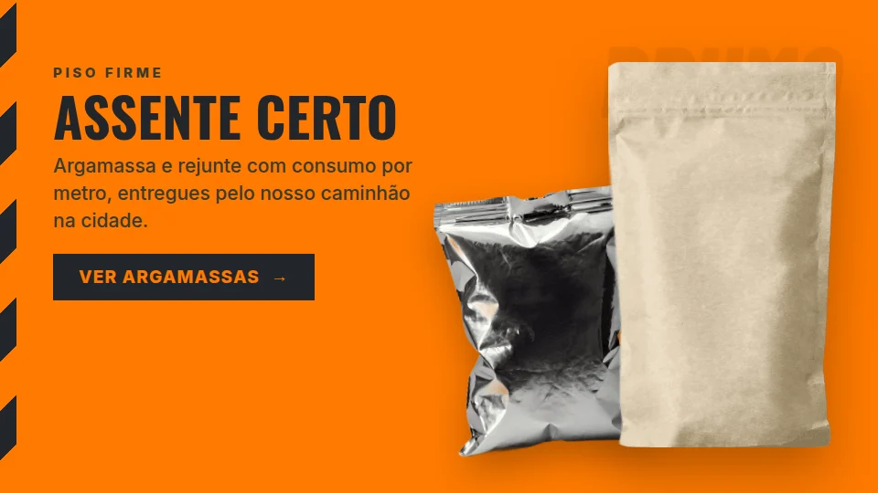 Prumo Materiais — Assente certo